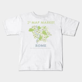 Rome Map - Full Size Kids T-Shirt